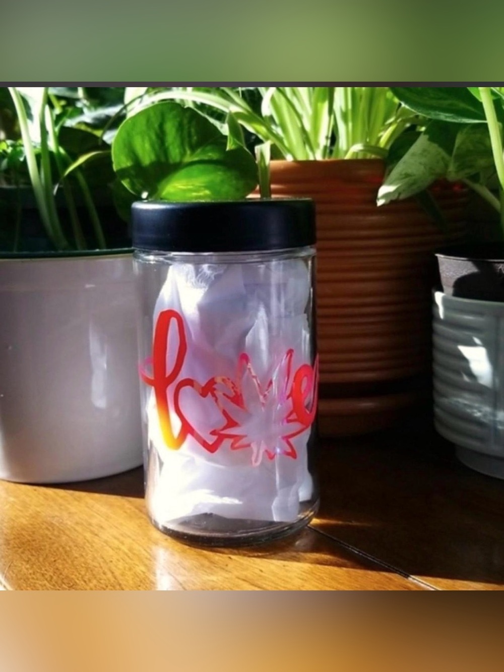 NWOT Glass Live 420 Jar